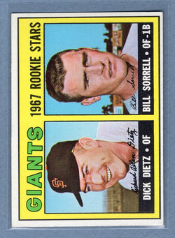 1967 Topps #341 Giants Rookies  EX-MT   GO223
