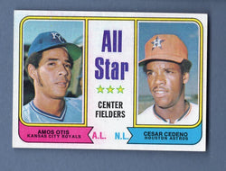 1974 Topps Baseball #337 All Star Center Fielders(Cedeno) NM-MT 001