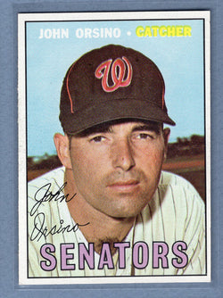 1967 Topps #207 John Orsino EX-MT  GO390