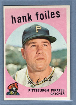 1959 Topps #294 Hank Foiles EX-MT High Grade Set Break B