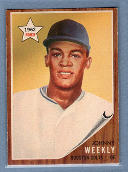 1962 Topps #204 Johnny Weekly  EX  GO522
