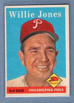 1958 Topps #181 Willie Jones  EX  GO387