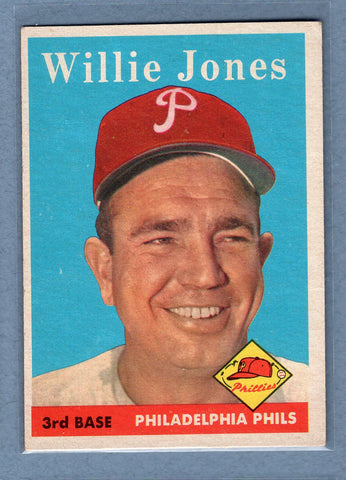 1958 Topps #181 Willie Jones  EX  GO387