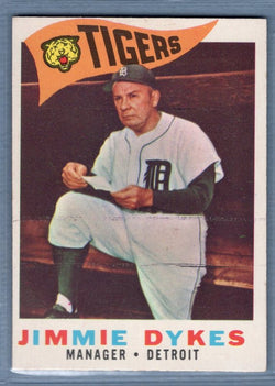 1960 Topps #214 Jimmie Dykes VG Set Break 1