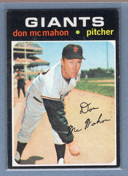 1971 Topps #354 Don McMahon (st)(d) VG  GO950