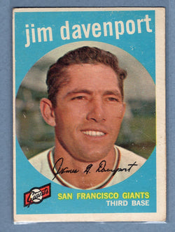 1959 Topps #198 Jim Davenport (b) VG   GO410