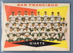 1960 Topps #151 Giants Team EX  GO560