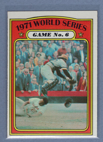 1972 Topps #228 World Series Game 6 EX-MT  GO483