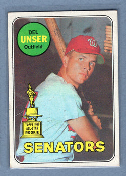 1969 Topps #338 Del Unser (b) VG  GO577