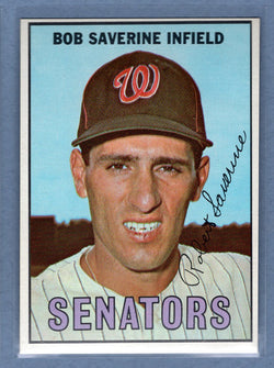 1967 Topps #27 Bob Saverine EX-MT  GO263