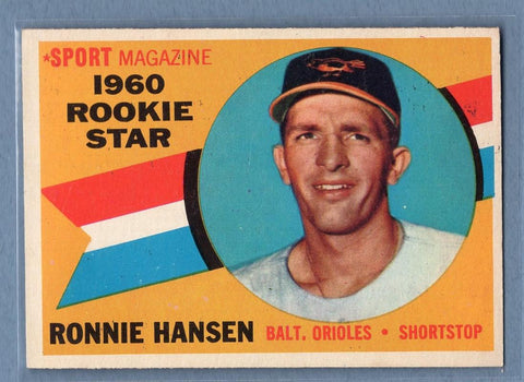 1960 Topps #127 Ronnie Hansen EX   GO550