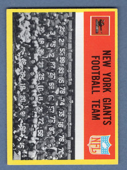 1967 Philadelphia #109 New York Giants EX-MT  GO153