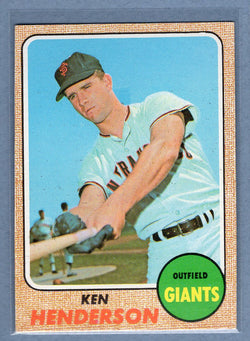 1968 Topps #309 Ken Henderson (a)EX-MT  GO507