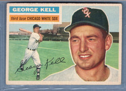 1956 Topps #195 George Kell (HOF) (GB) VG-EX  GO460