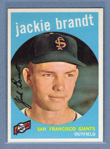 1959 Topps #297 Jackie Brandt EX-MT High Grade Set Break B