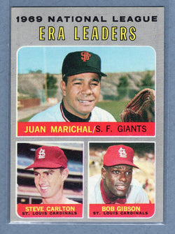 1970 Topps #67 NL ERA Leaders (Carlton)   EX  GO900