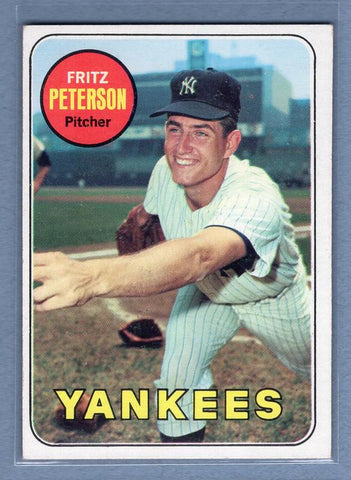 1969 Topps #46 Fritz Peterson EX-MT  GO358