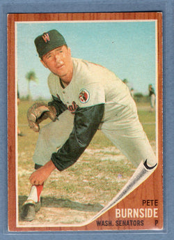 1962 Topps #207 Pete Burnside  EX  GO522