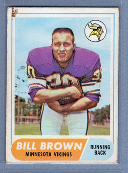 1968 Topps #133 Bill Brown (st) VG  GO801