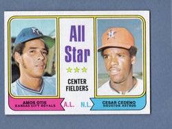 1974 Topps Baseball #337 All Star Center Fielders(Cedeno) NM-MT 003