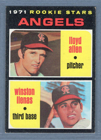 1971 Topps #152 Angels Rookies (Allen/Llenas)  EX  GO747