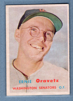 1957 Topps #179 Ernie Oravetz (b) EX   GO260