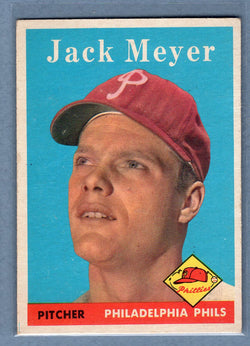 1958 Topps #186 Jack Meyer  EX  GO387