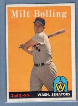 1958 Topps #188 Milt Bolling VG-EX     G0364