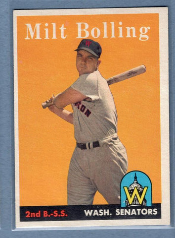 1958 Topps #188 Milt Bolling VG-EX     G0364