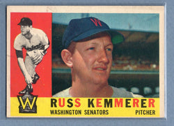 1960 Topps #362 Russ Kemmerer  VG-EX  GO257