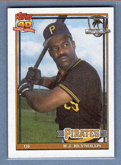 1991 Topps Desert Shield #198 R.J. Reynolds  NM  GO625