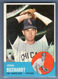 1963 Topps #35 John Buzhardt VG-EX Set Break