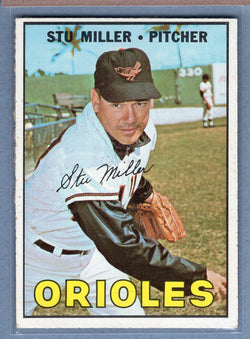 1967 Topps #345 Stu Miller (b) EX   GO223