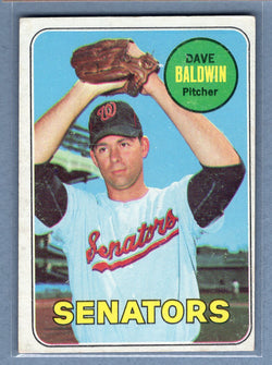 1969 Topps #132 Dave Baldwin (b) EX  GO602