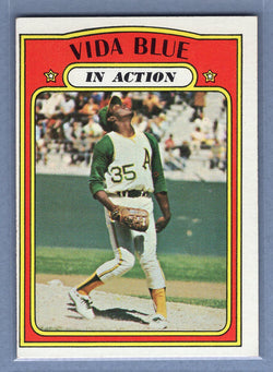 1972 Topps #170 Vida Blue IA EX  GO500