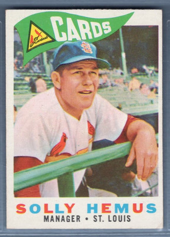1960 Topps #218 Solly Hemus VG Set Break 1
