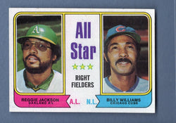 1974 Topps Baseball #338 All Star Right Fielders(Jackson) NM-MT 002