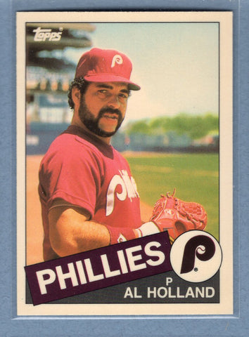 1985 Topps Tiffany #185 Al Holland NM