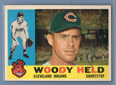 1960 Topps #178 Woody Held(mk) VG  GO480