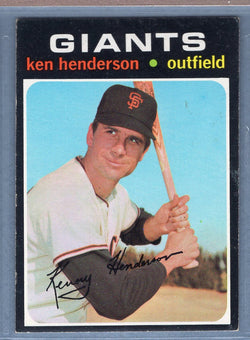 1971 Topps #155 Ken Henderson  EX  GO747