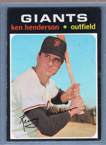 1971 Topps #155 Ken Henderson  EX  GO747