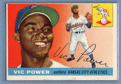 1955 Topps #30 Vic Power  EX  GO93