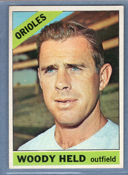 1966 Topps #136 Woody Held EX  GO368