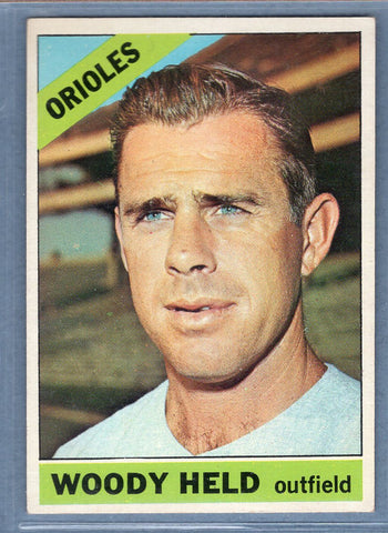 1966 Topps #136 Woody Held EX  GO368