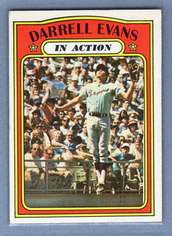 1972 Topps #172 Darrell Evans IA EX  GO500