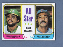 1974 Topps Baseball #338 All Star Right Fielders(Jackson) NM-MT 003