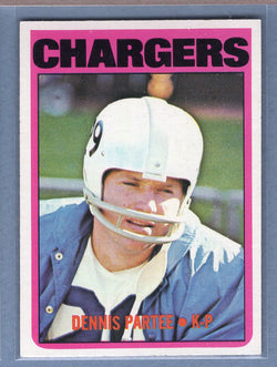 1972 Topps #163 Dennis Partee EX-MT  GO326