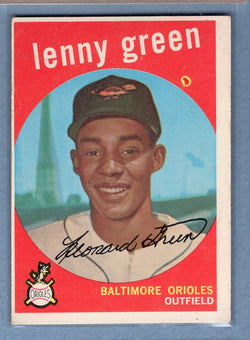 1959 Topps #209 Lenny Green (st) VG   GO410