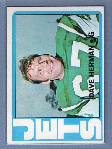 1972 Topps #182 Dave Herman EX  GO210
