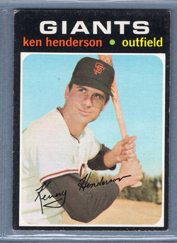 1971 Topps #155 Ken Henderson  EX  SB1